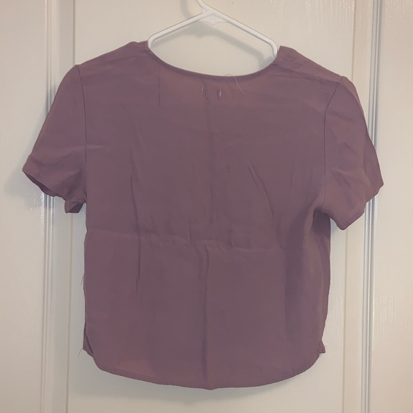 Garage Cropped Top Light Purple - Picture 4 of 4